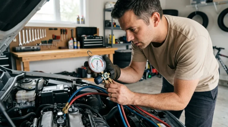 comment recharger une clim de voiture